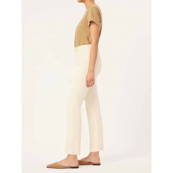 NEW DL1961 - WOMEN'S bridget boot high rise instasculpt crop jean in manilla - Picture 3 of 6